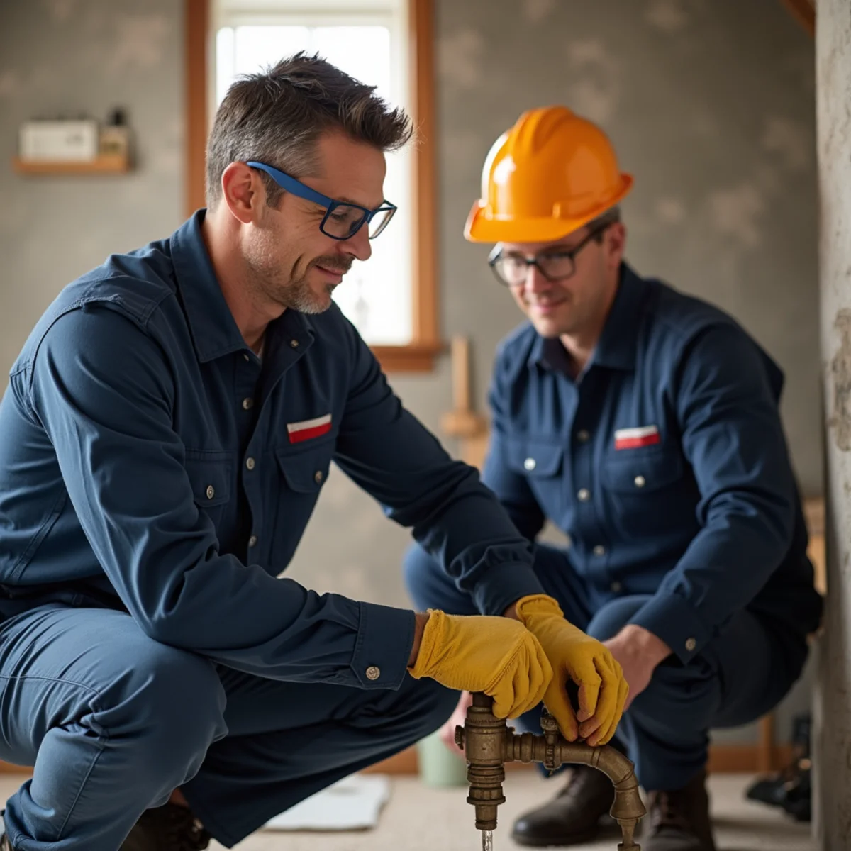 Emergency safety procedure illustrated for Find Your Main Water Shut-Off Before an Emergency