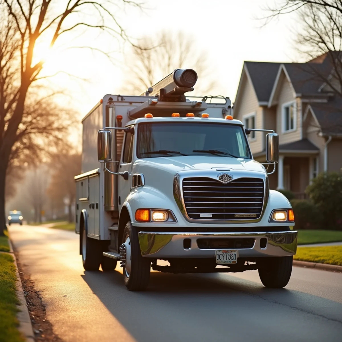 Central Rodding service vehicle responding to plumbing call in Homewood, IL
