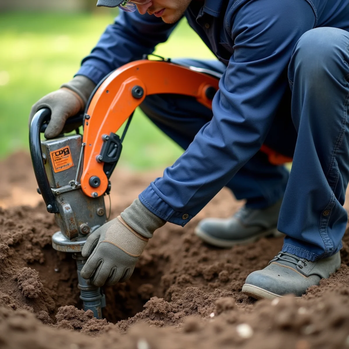 Specialized tools used for Tree Root Removal by Central Rodding